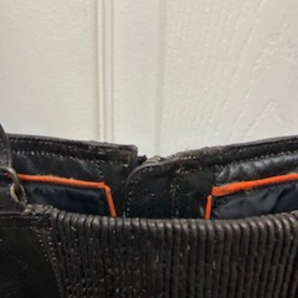 HARLEY DAVIDSON LEATHER ZIPPERED BUSTIER/HALTER - Picture 14 of 16